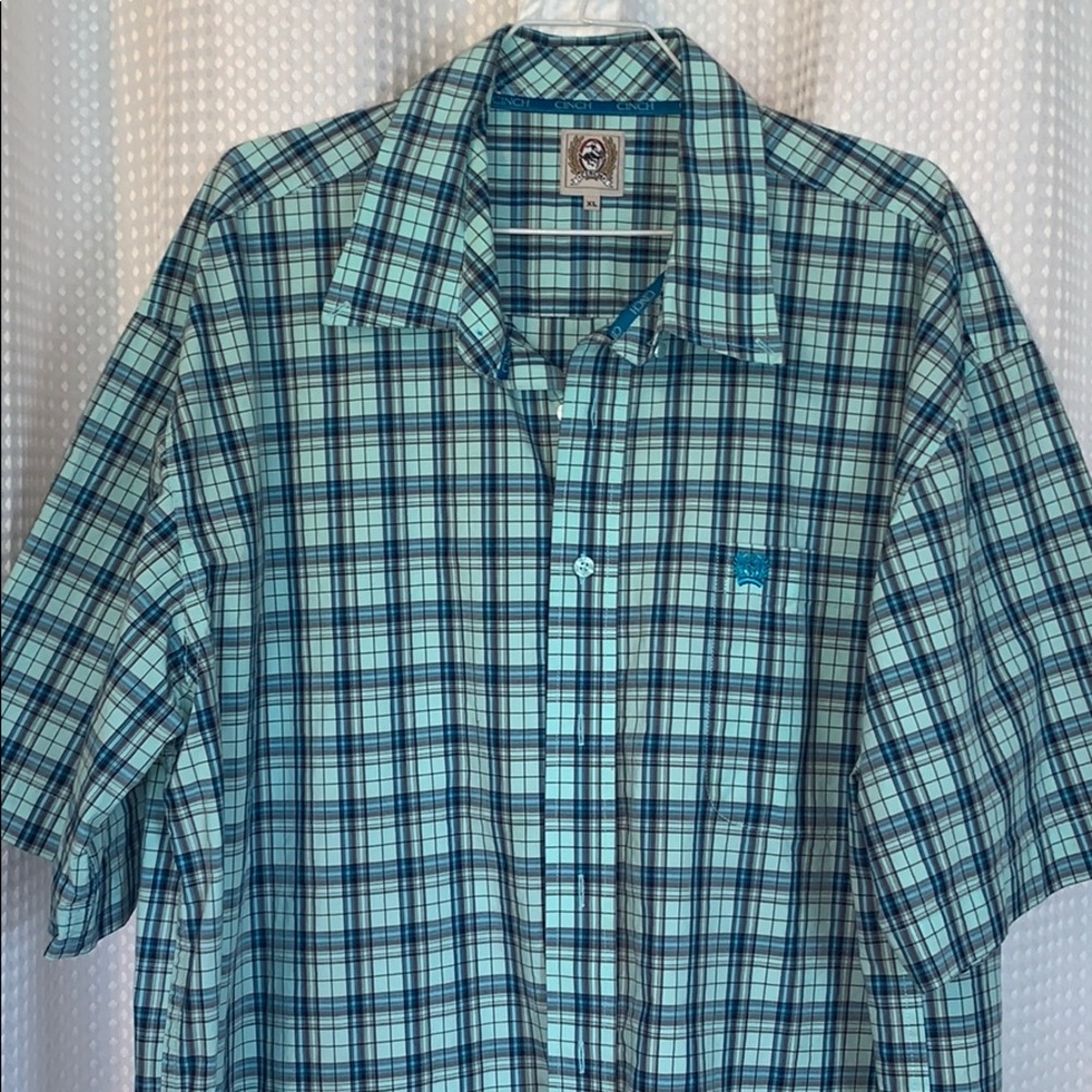 Cinch Short Sleeve Button Up